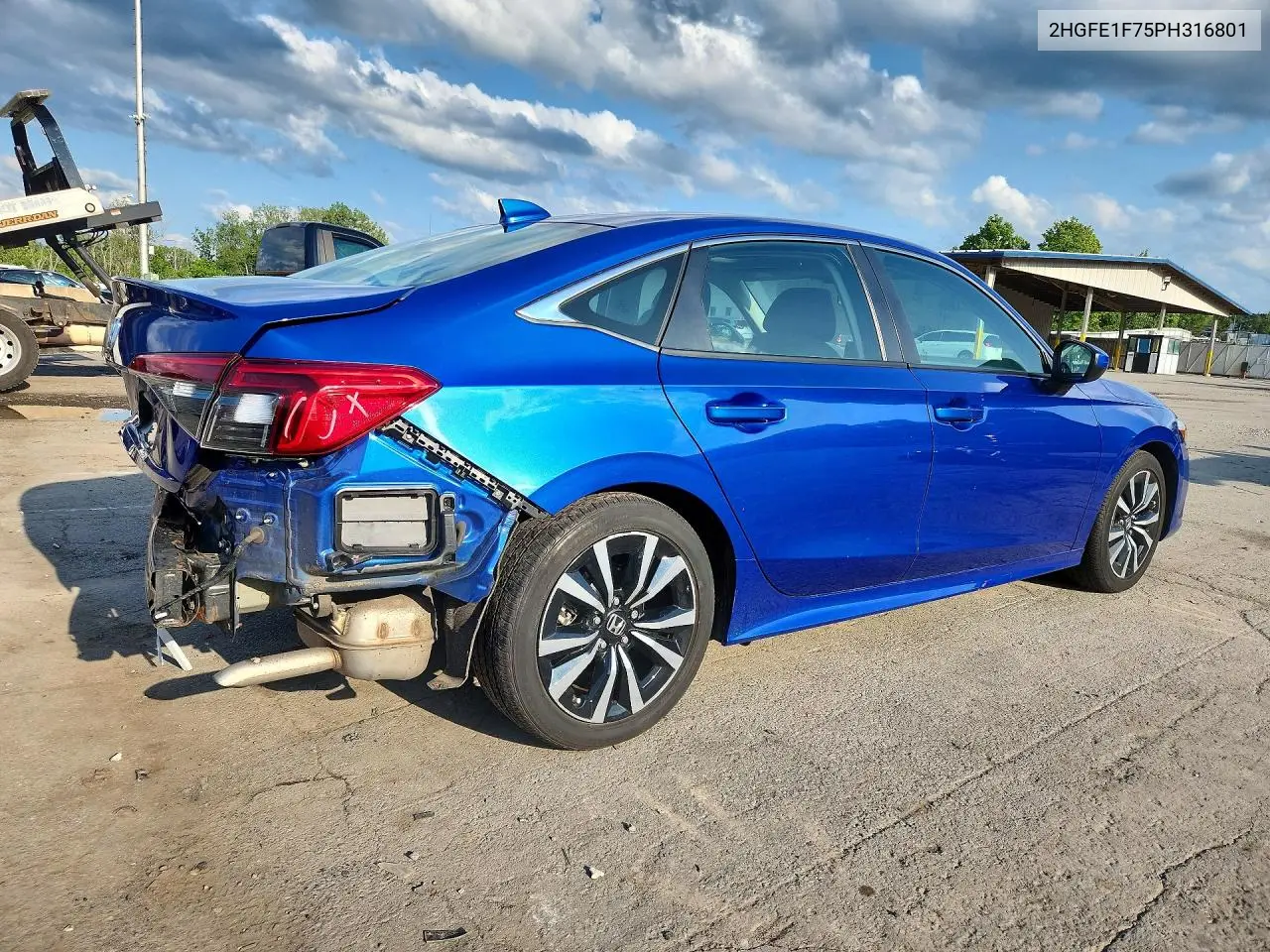 2023 Honda Civic Ex VIN: 2HGFE1F75PH316801 Lot: 61958176