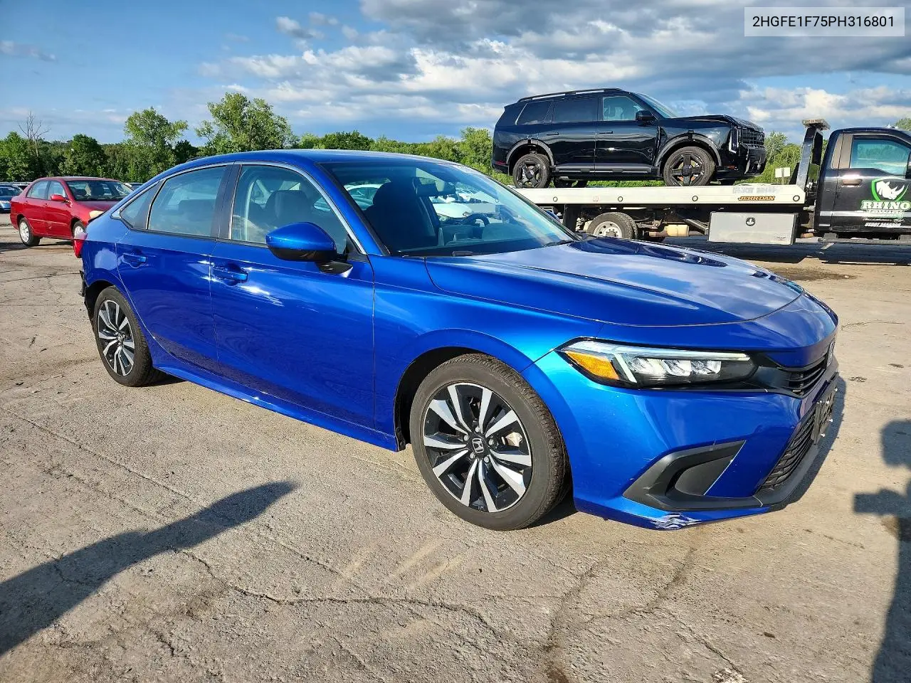 2023 Honda Civic Ex VIN: 2HGFE1F75PH316801 Lot: 61958176