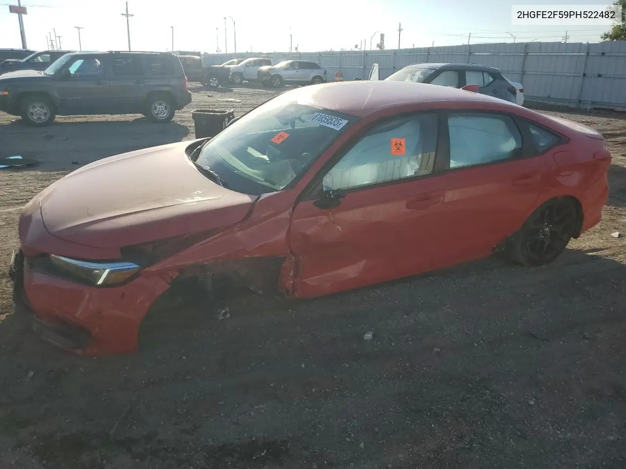 2HGFE2F59PH522482 2023 Honda Civic Sport