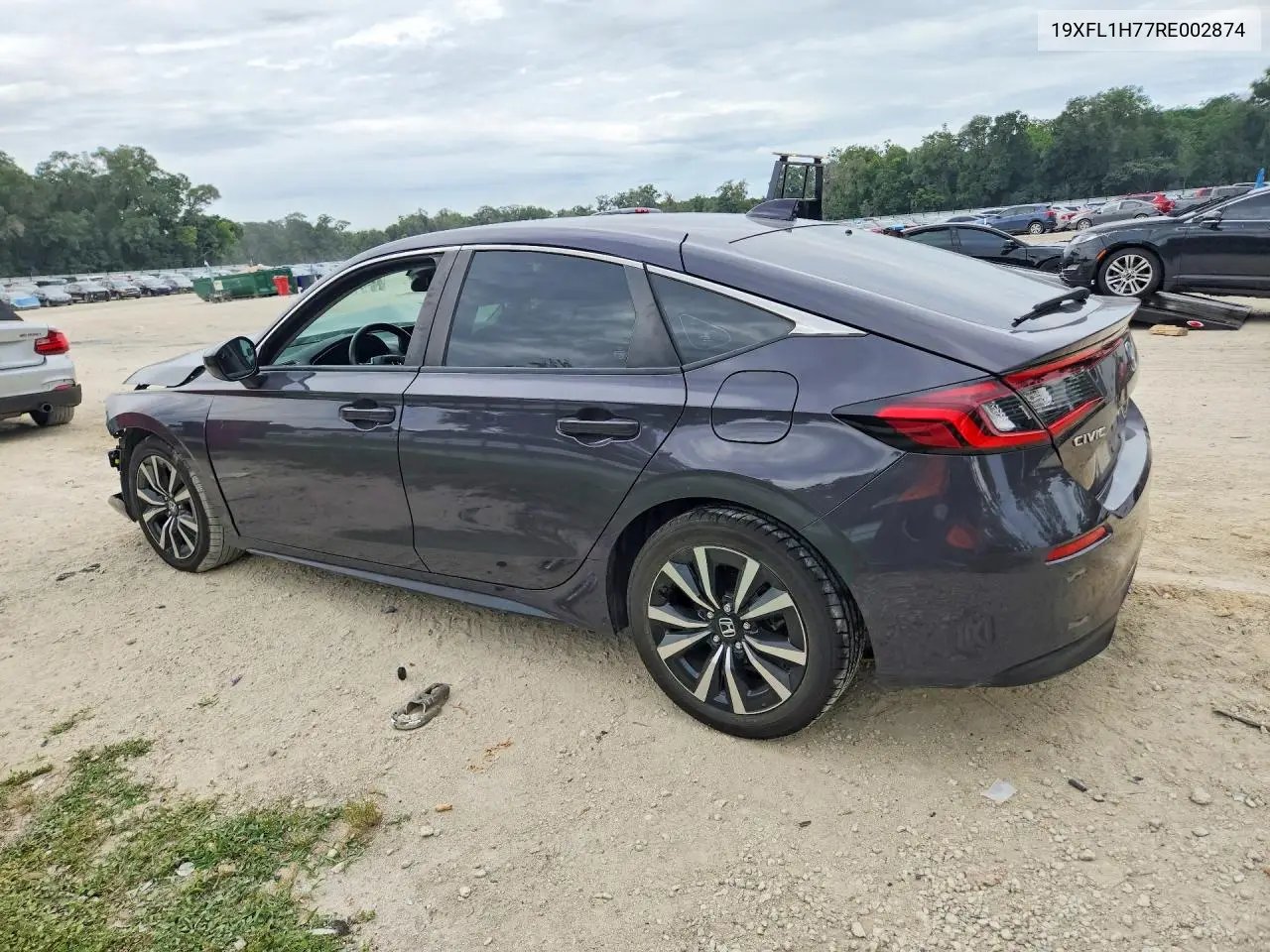 2024 Honda Civic Exl VIN: 19XFL1H77RE002874 Lot: 55677506