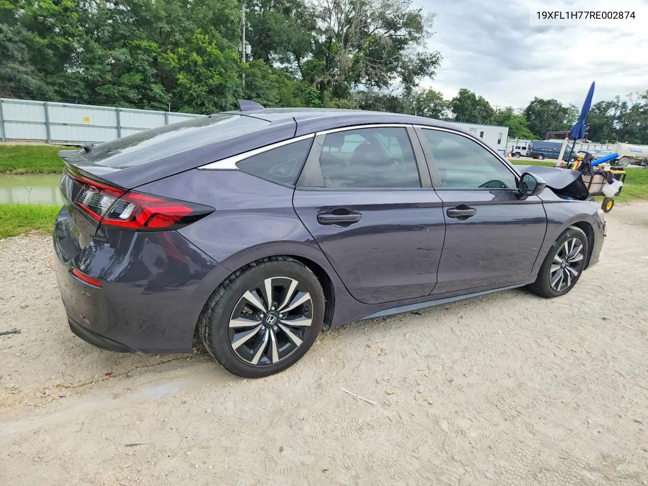 2024 Honda Civic Exl VIN: 19XFL1H77RE002874 Lot: 55677506