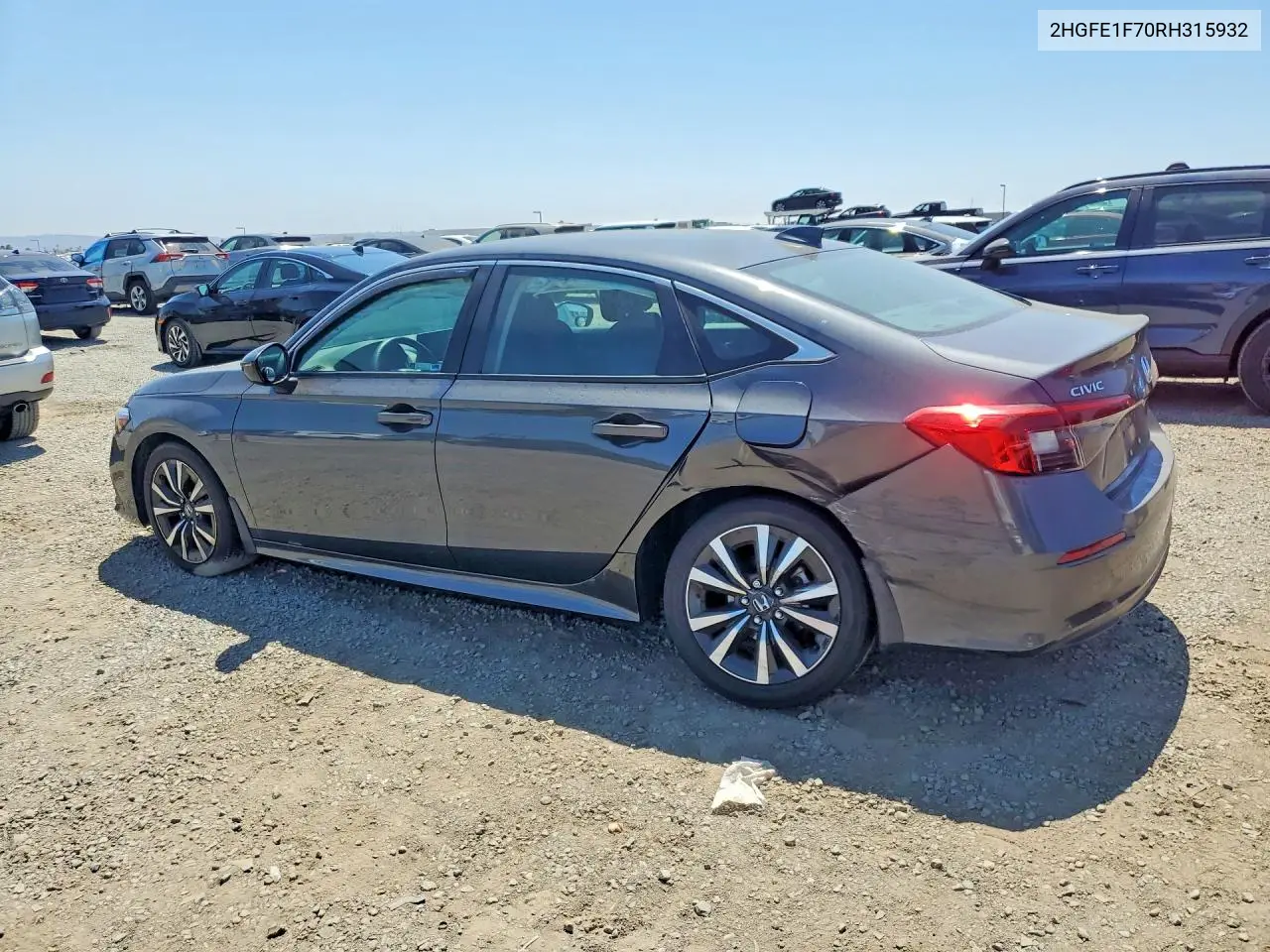 2024 Honda Civic Ex VIN: 2HGFE1F70RH315932 Lot: 61092046