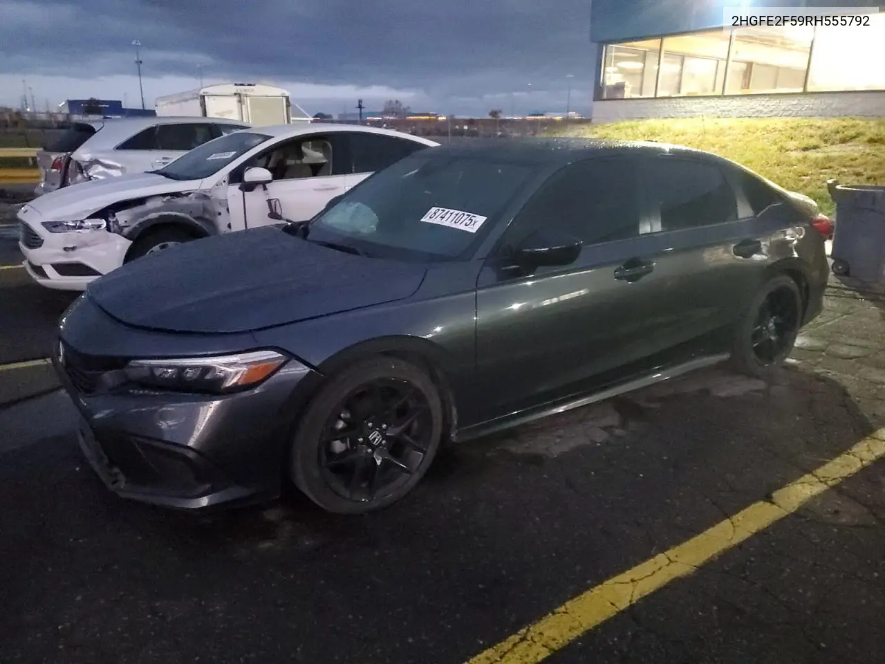 2HGFE2F59RH555792 2024 Honda Civic Sport