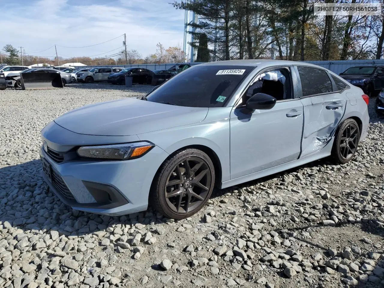 2HGFE2F50RH561058 2024 Honda Civic Sport