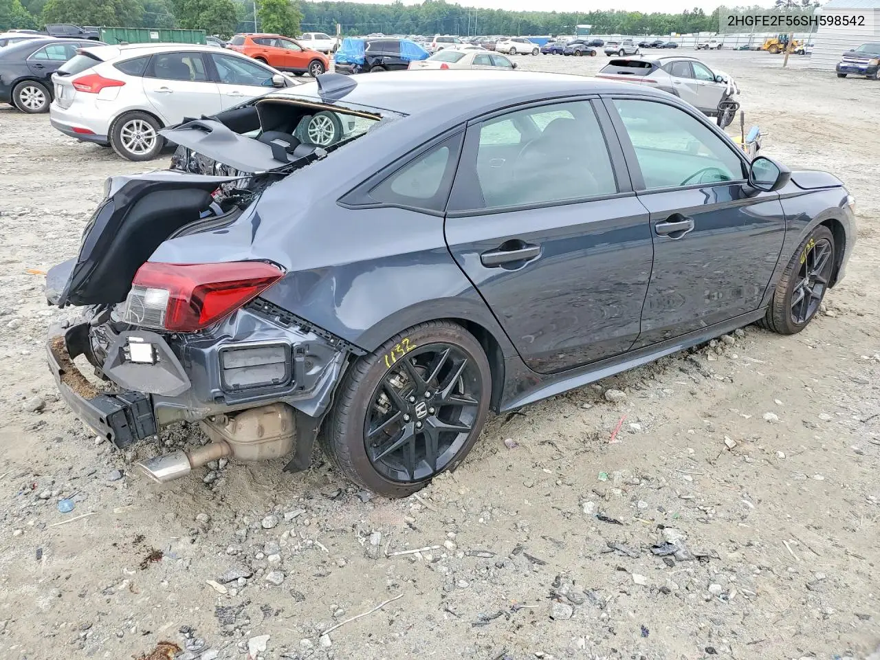 2025 Honda Civic Sport VIN: 2HGFE2F56SH598542 Lot: 57879186