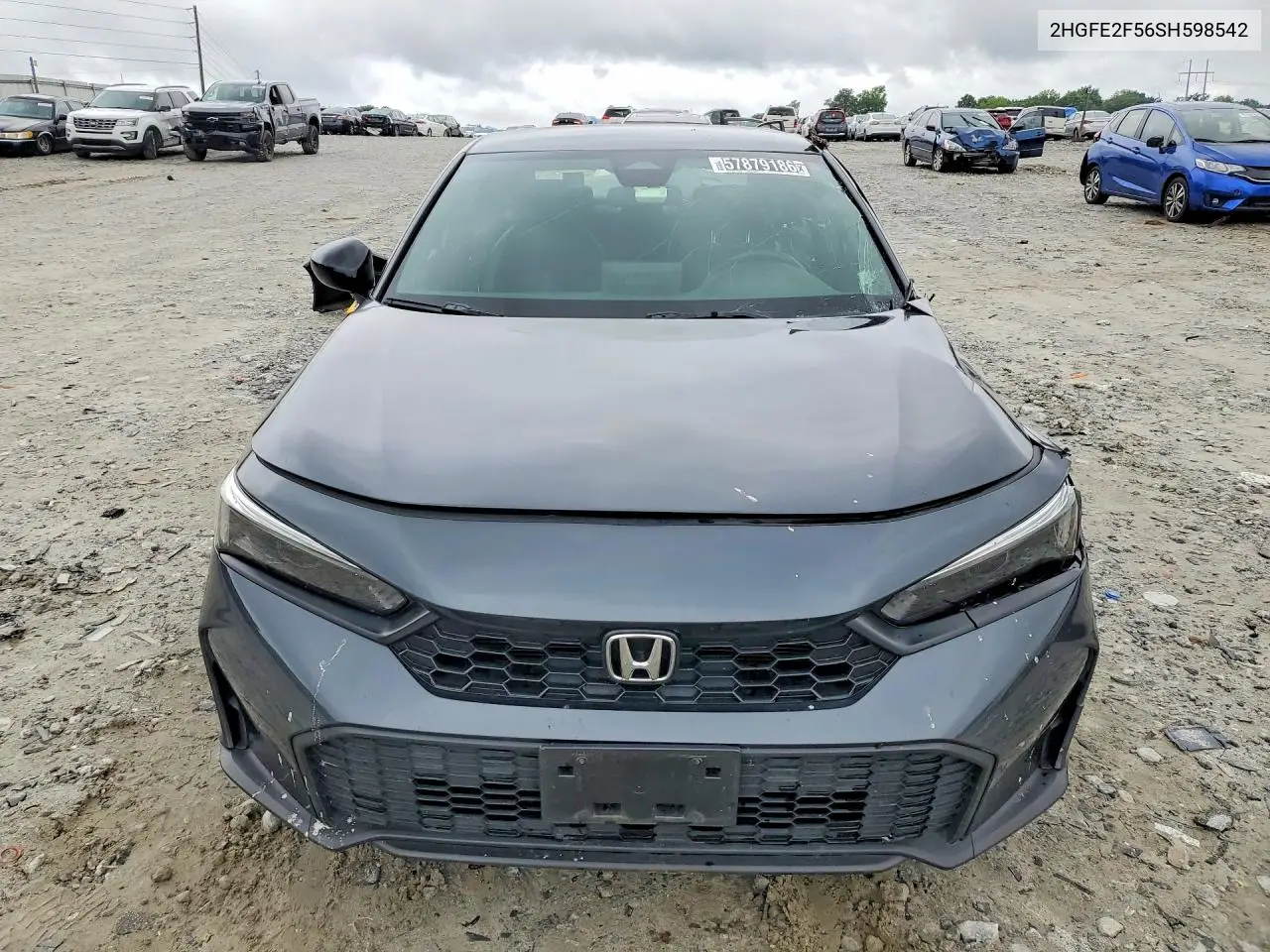 2025 Honda Civic Sport VIN: 2HGFE2F56SH598542 Lot: 57879186