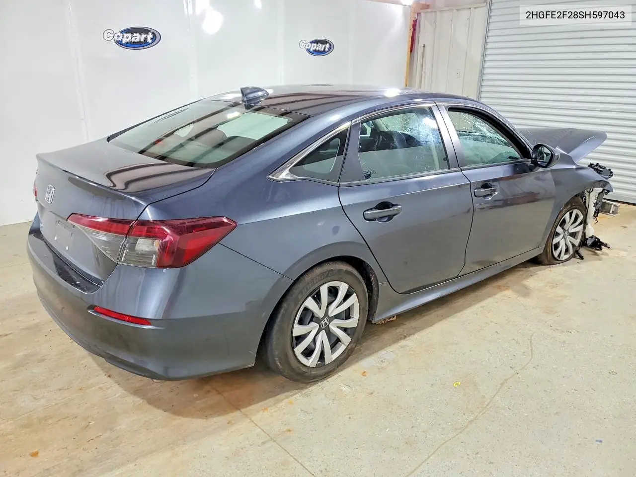 2025 Honda Civic Lx VIN: 2HGFE2F28SH597043 Lot: 60709606