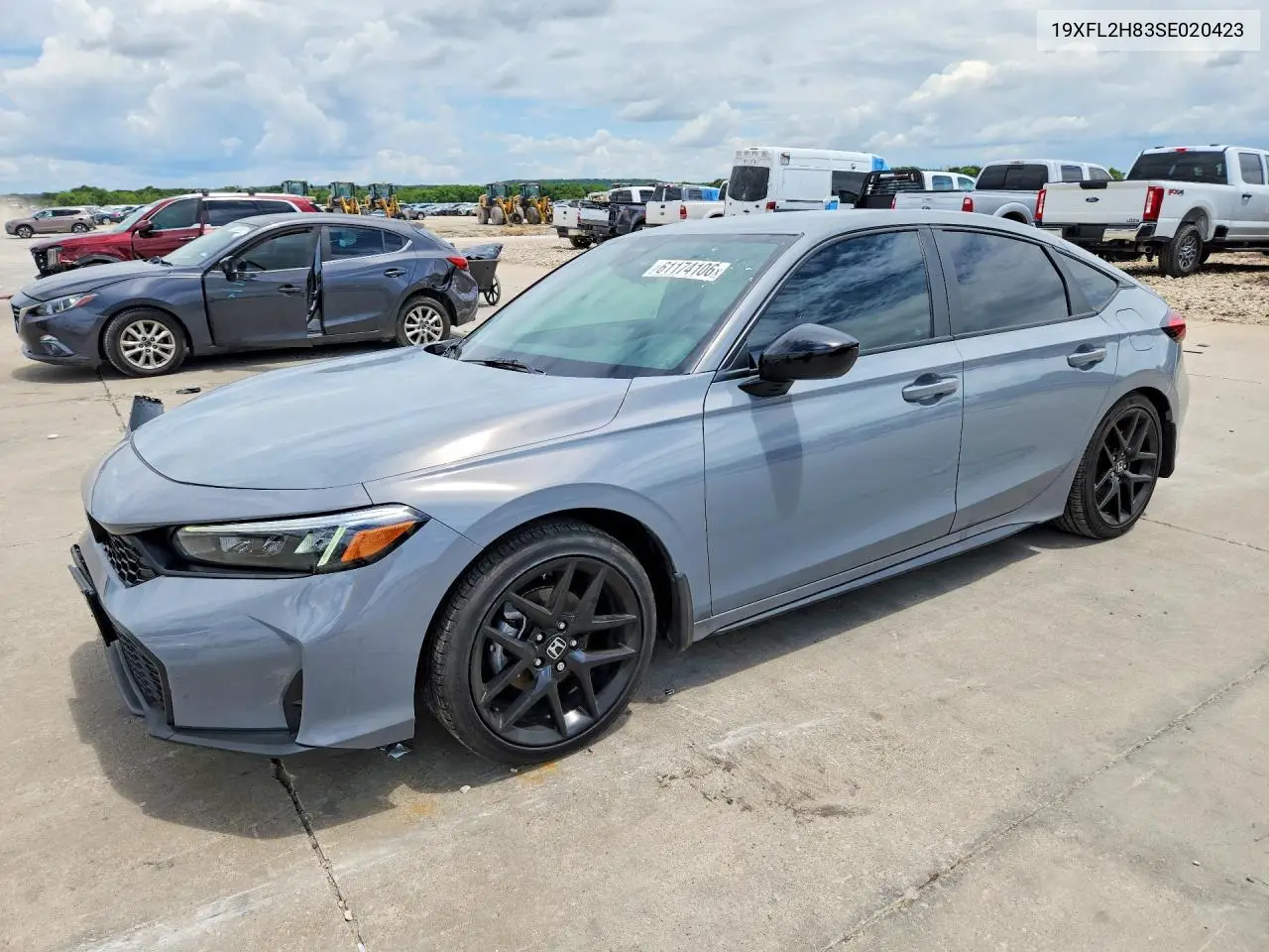 2025 Honda Civic Sport VIN: 19XFL2H83SE020423 Lot: 61174106