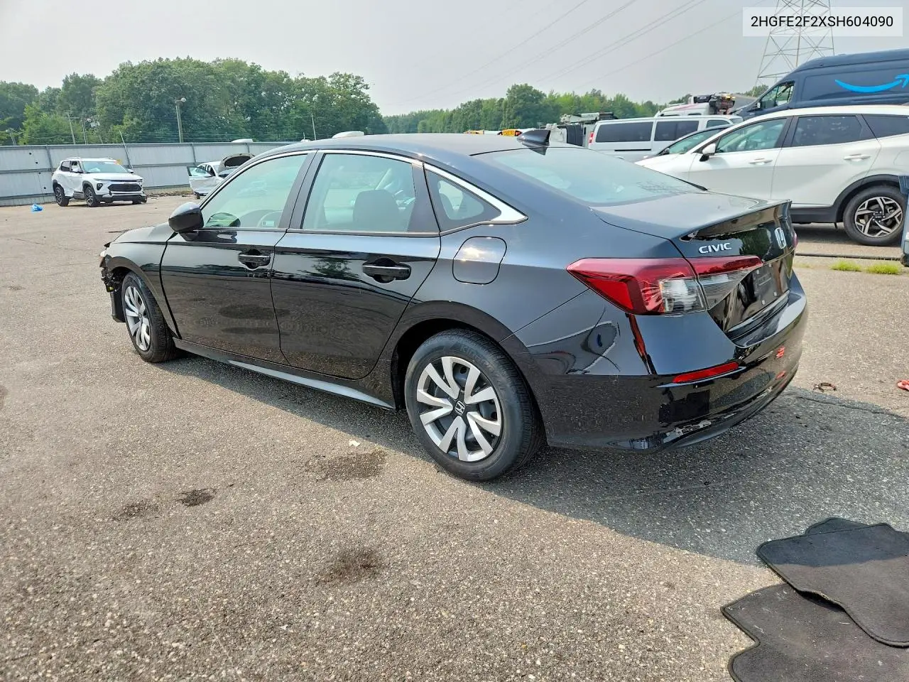 2025 Honda Civic Lx VIN: 2HGFE2F2XSH604090 Lot: 61594396