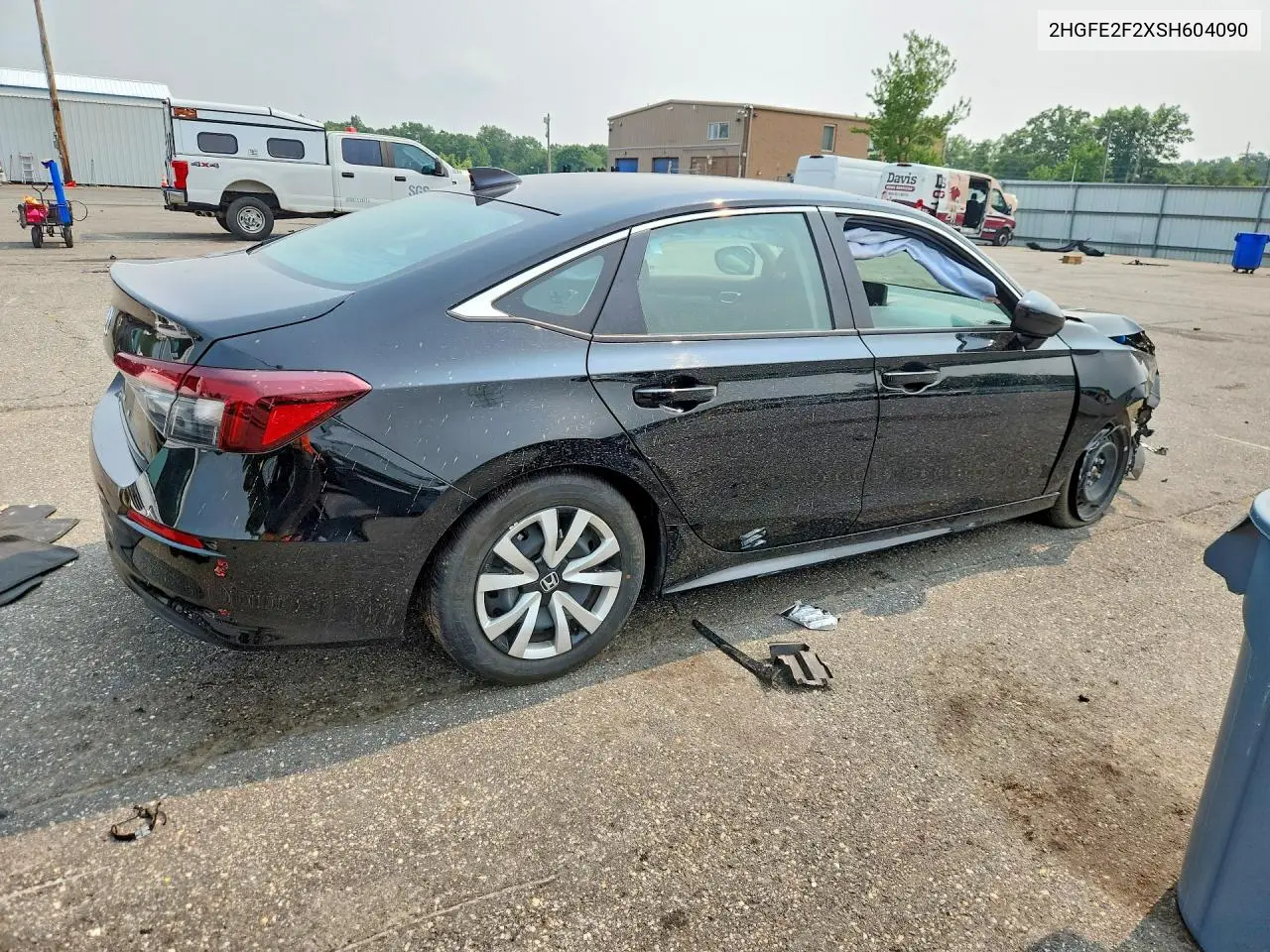 2025 Honda Civic Lx VIN: 2HGFE2F2XSH604090 Lot: 61594396