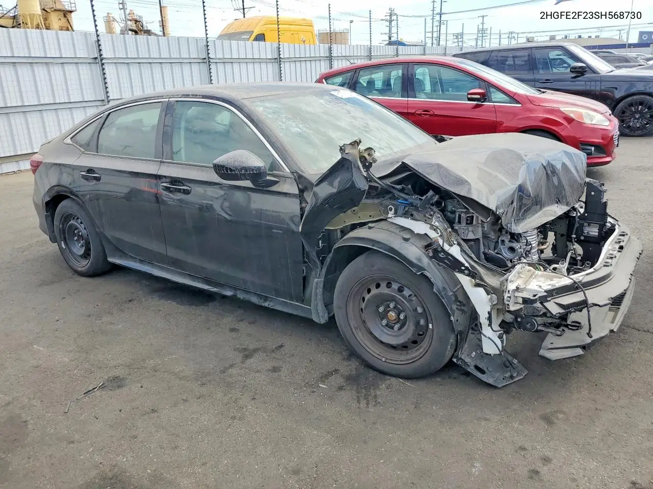 2025 Honda Civic Lx VIN: 2HGFE2F23SH568730 Lot: 61771236