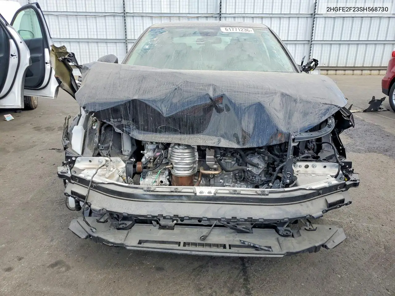 2025 Honda Civic Lx VIN: 2HGFE2F23SH568730 Lot: 61771236