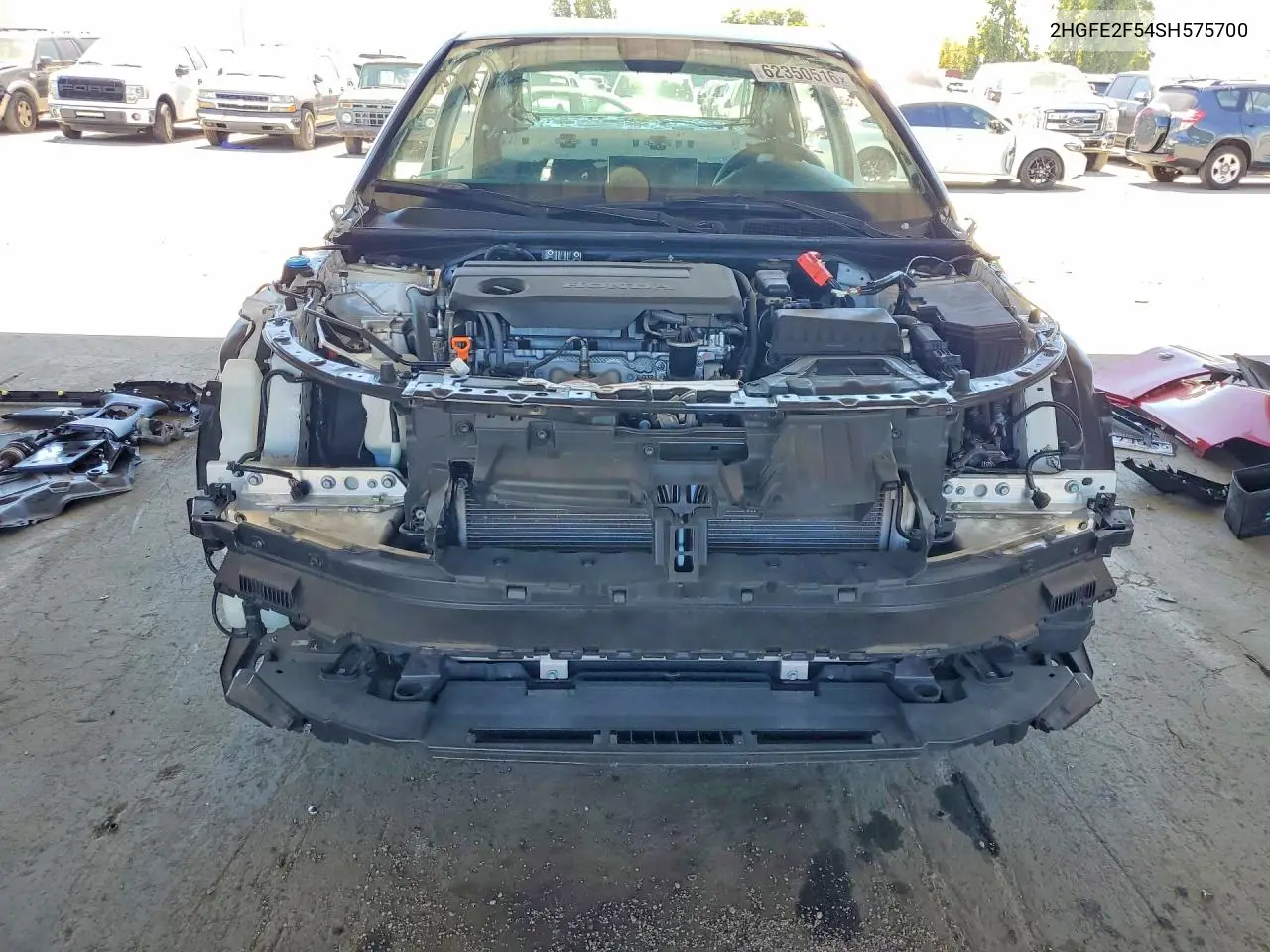 2025 Honda Civic Sport VIN: 2HGFE2F54SH575700 Lot: 62350516