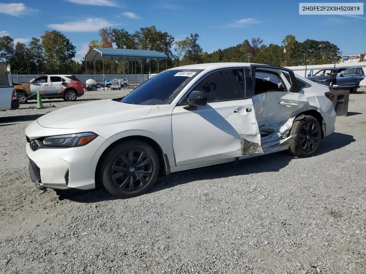2HGFE2F2XSH520819 2025 Honda Civic Lx