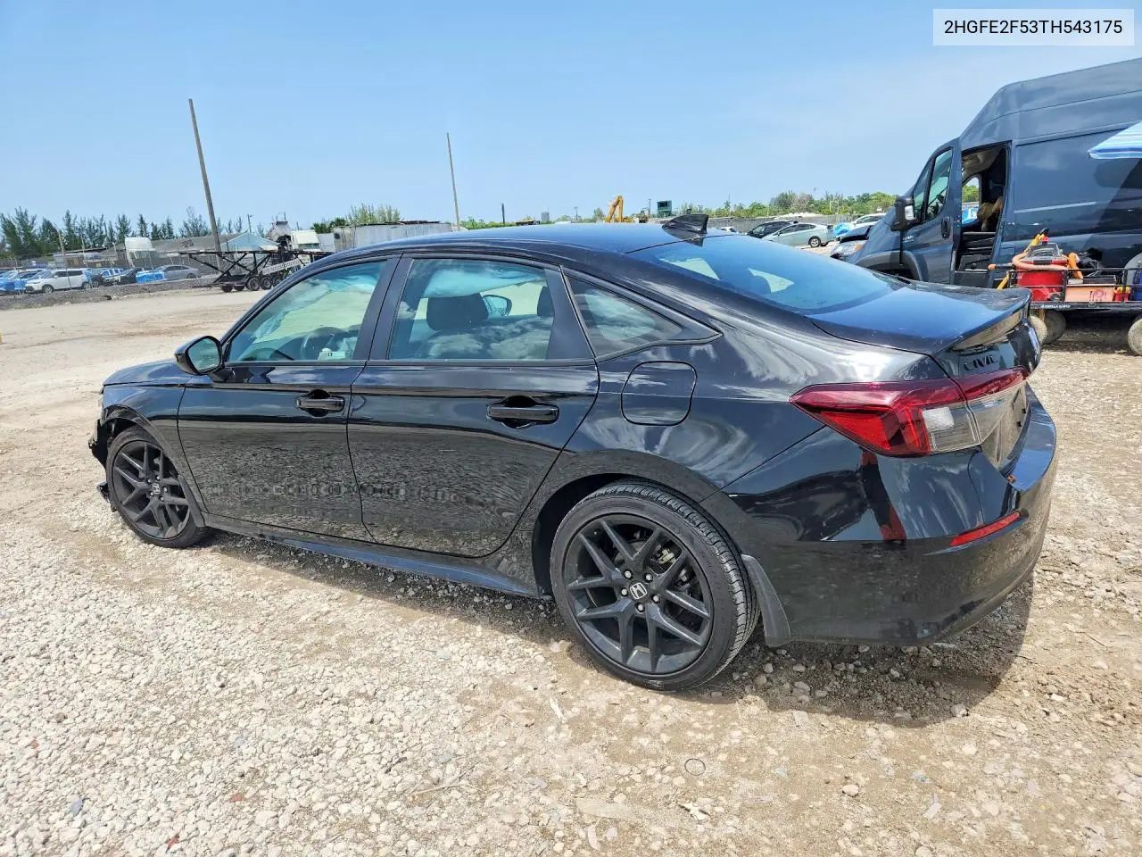 2026 Honda Civic Sport VIN: 2HGFE2F53TH543175 Lot: 61085976