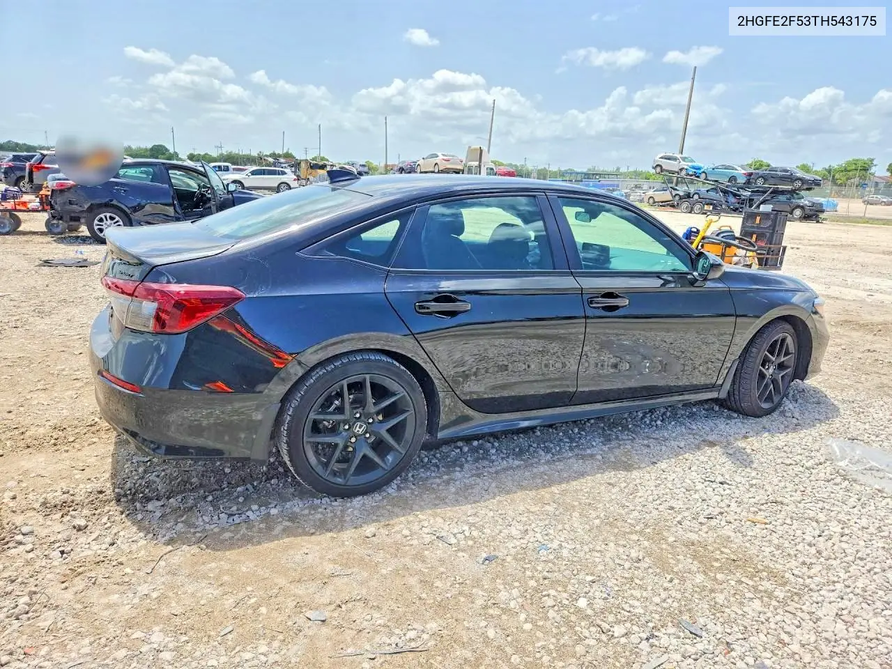 2026 Honda Civic Sport VIN: 2HGFE2F53TH543175 Lot: 61085976