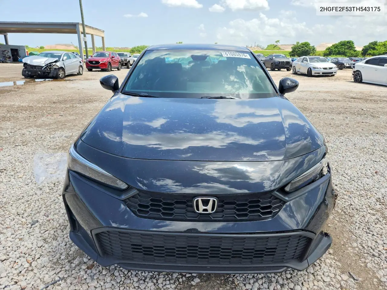 2026 Honda Civic Sport VIN: 2HGFE2F53TH543175 Lot: 61085976
