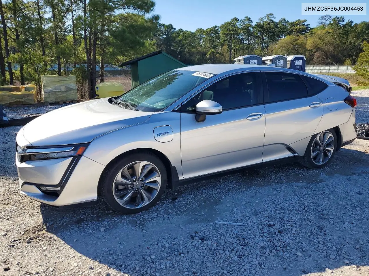 2018 Honda Clarity Touring VIN: JHMZC5F36JC004453 Lot: 45761866