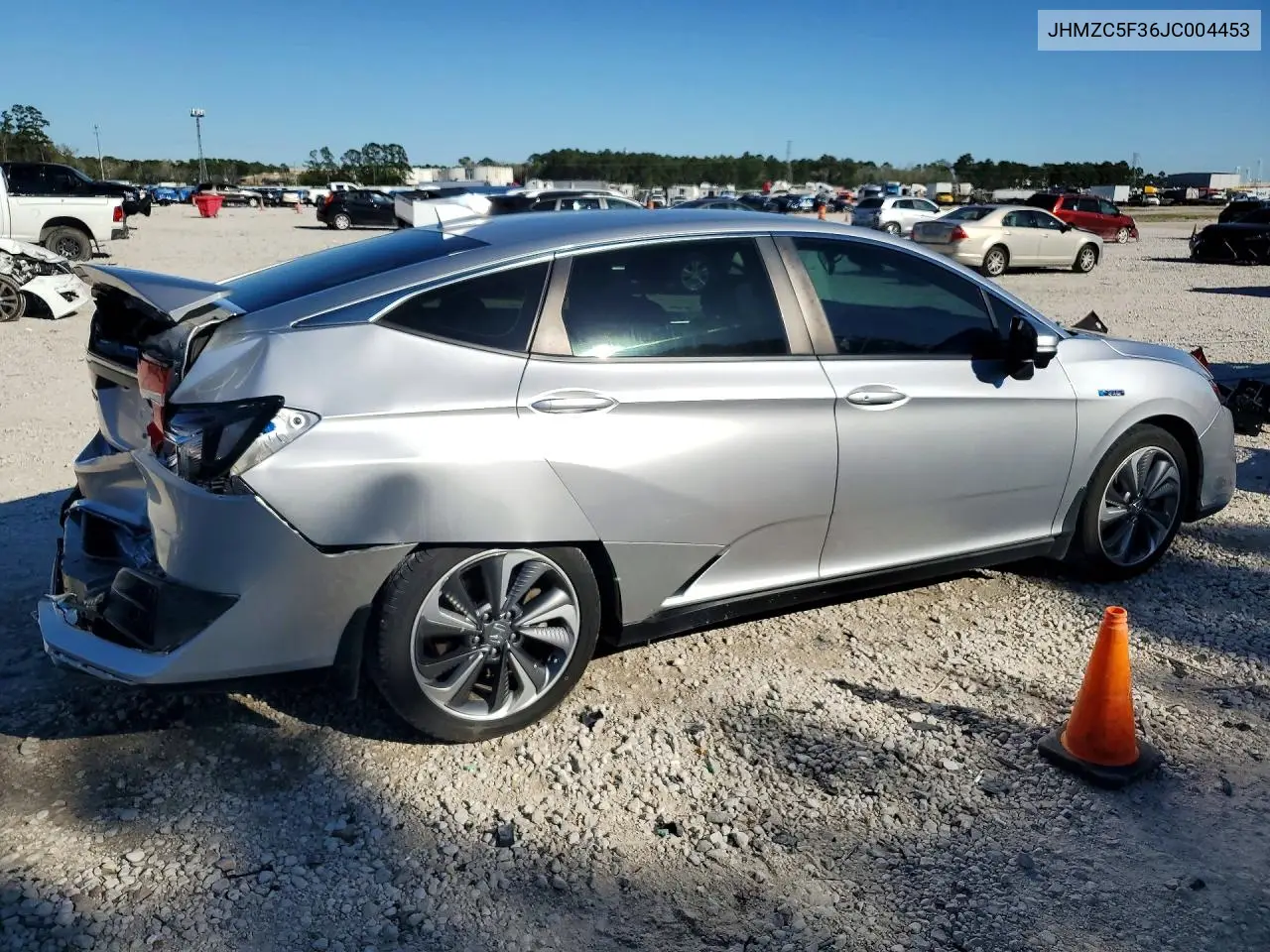 2018 Honda Clarity Touring VIN: JHMZC5F36JC004453 Lot: 45761866