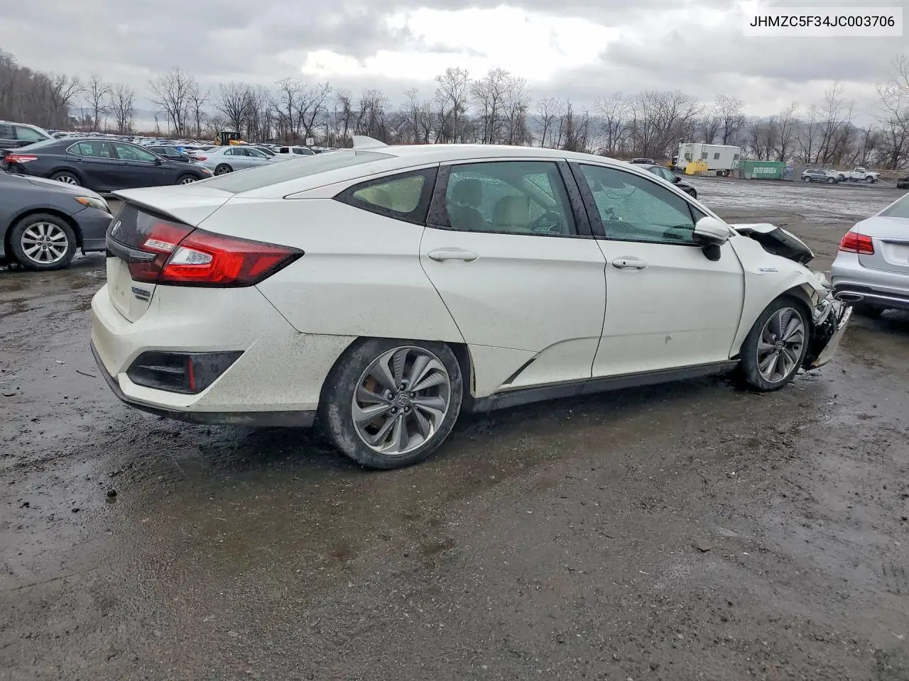 2018 Honda Clarity Touring VIN: JHMZC5F34JC003706 Lot: 46093216