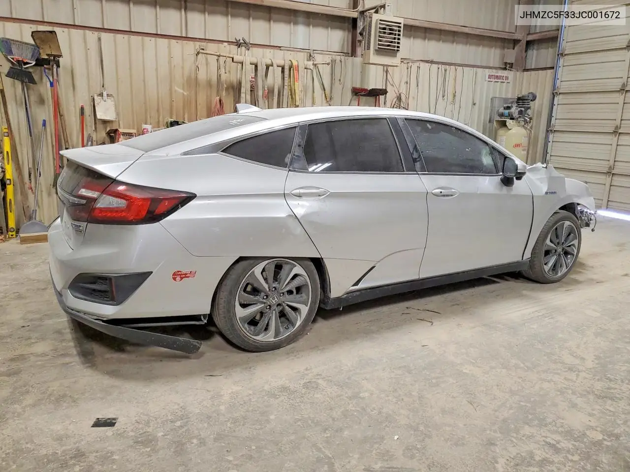 2018 Honda Clarity Touring VIN: JHMZC5F33JC001672 Lot: 47457606