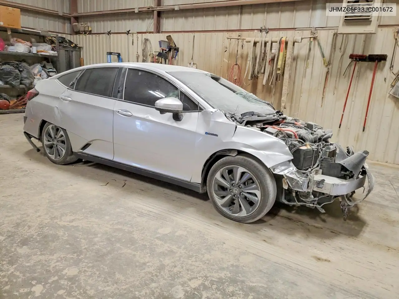 2018 Honda Clarity Touring VIN: JHMZC5F33JC001672 Lot: 47457606