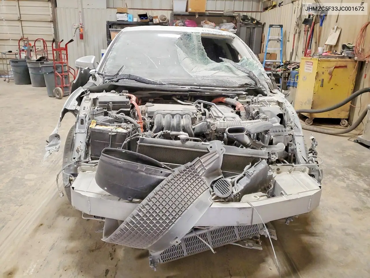 2018 Honda Clarity Touring VIN: JHMZC5F33JC001672 Lot: 47457606
