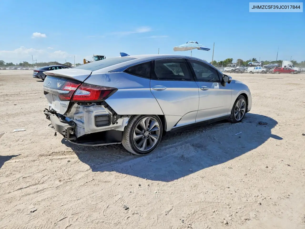 2018 Honda Clarity Touring VIN: JHMZC5F39JC017844 Lot: 47738526