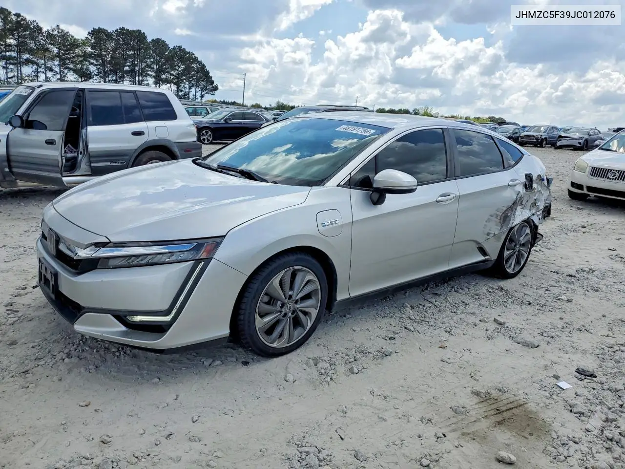 2018 Honda Clarity Touring VIN: JHMZC5F39JC012076 Lot: 48191756