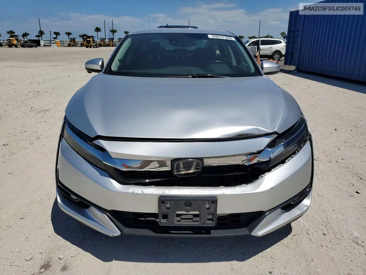 2018 Honda Clarity Touring VIN: JHMZC5F30JC009745 Lot: 49637366