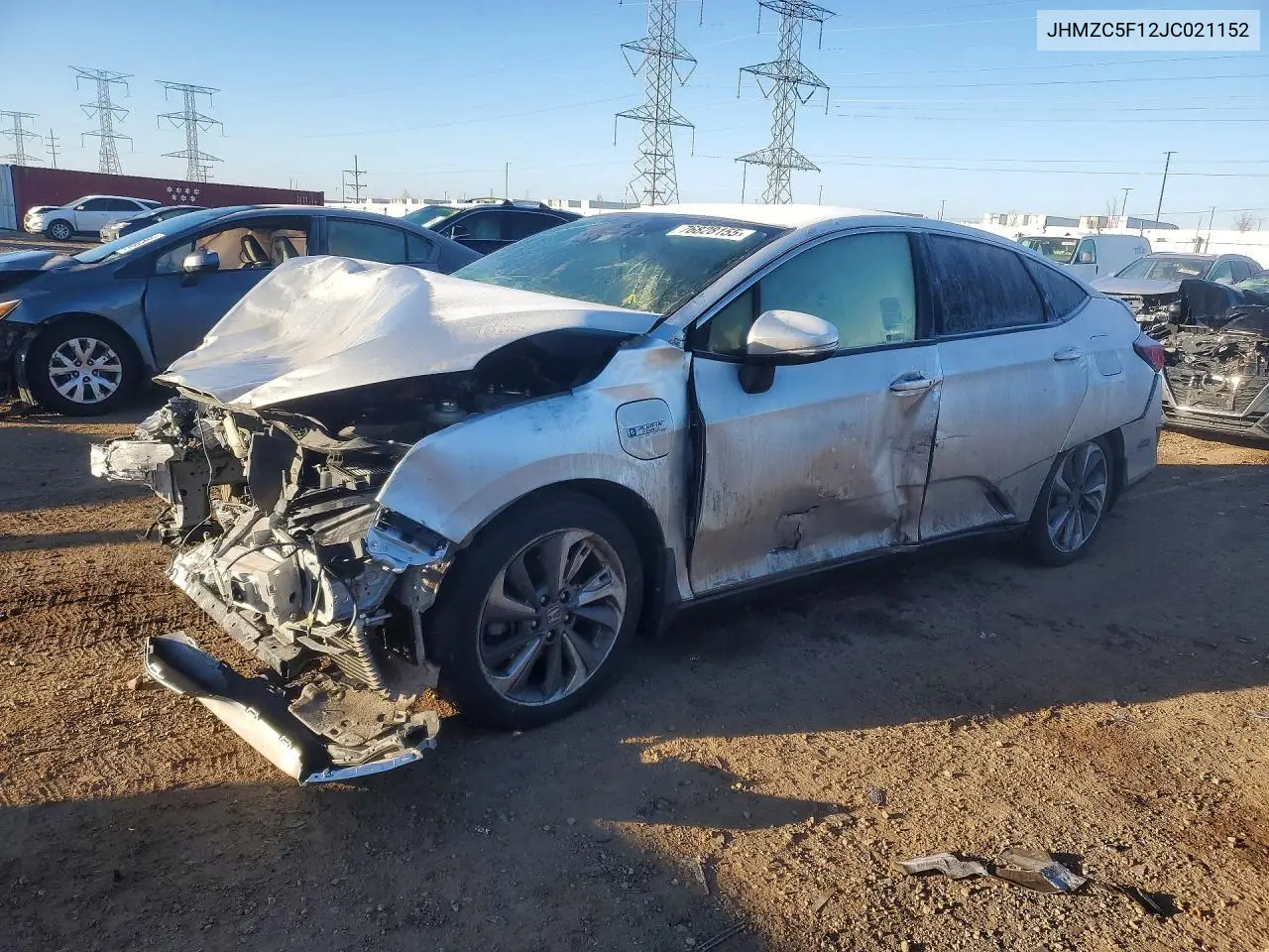 2018 Honda Clarity VIN: JHMZC5F12JC021152 Lot: 50466496