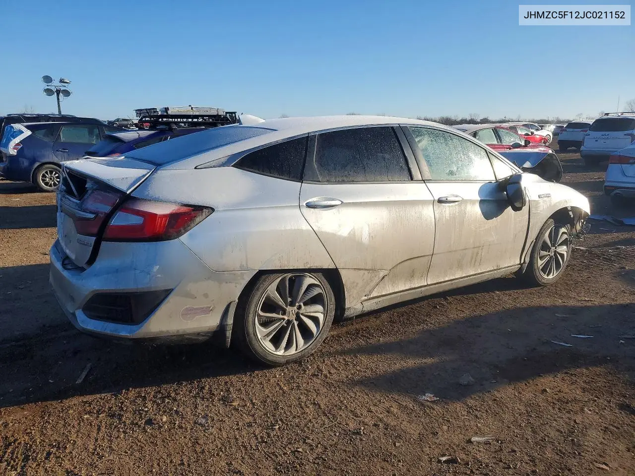 2018 Honda Clarity VIN: JHMZC5F12JC021152 Lot: 50466496