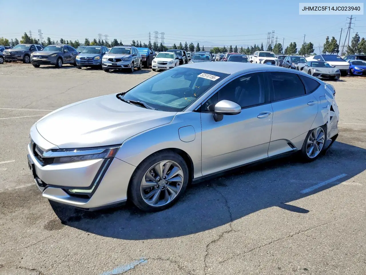 2018 Honda Clarity VIN: JHMZC5F14JC023940 Lot: 52510156