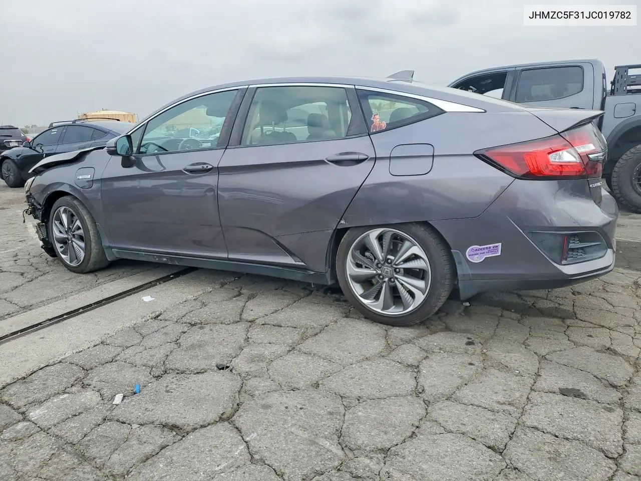 2018 Honda Clarity Touring VIN: JHMZC5F31JC019782 Lot: 52963076