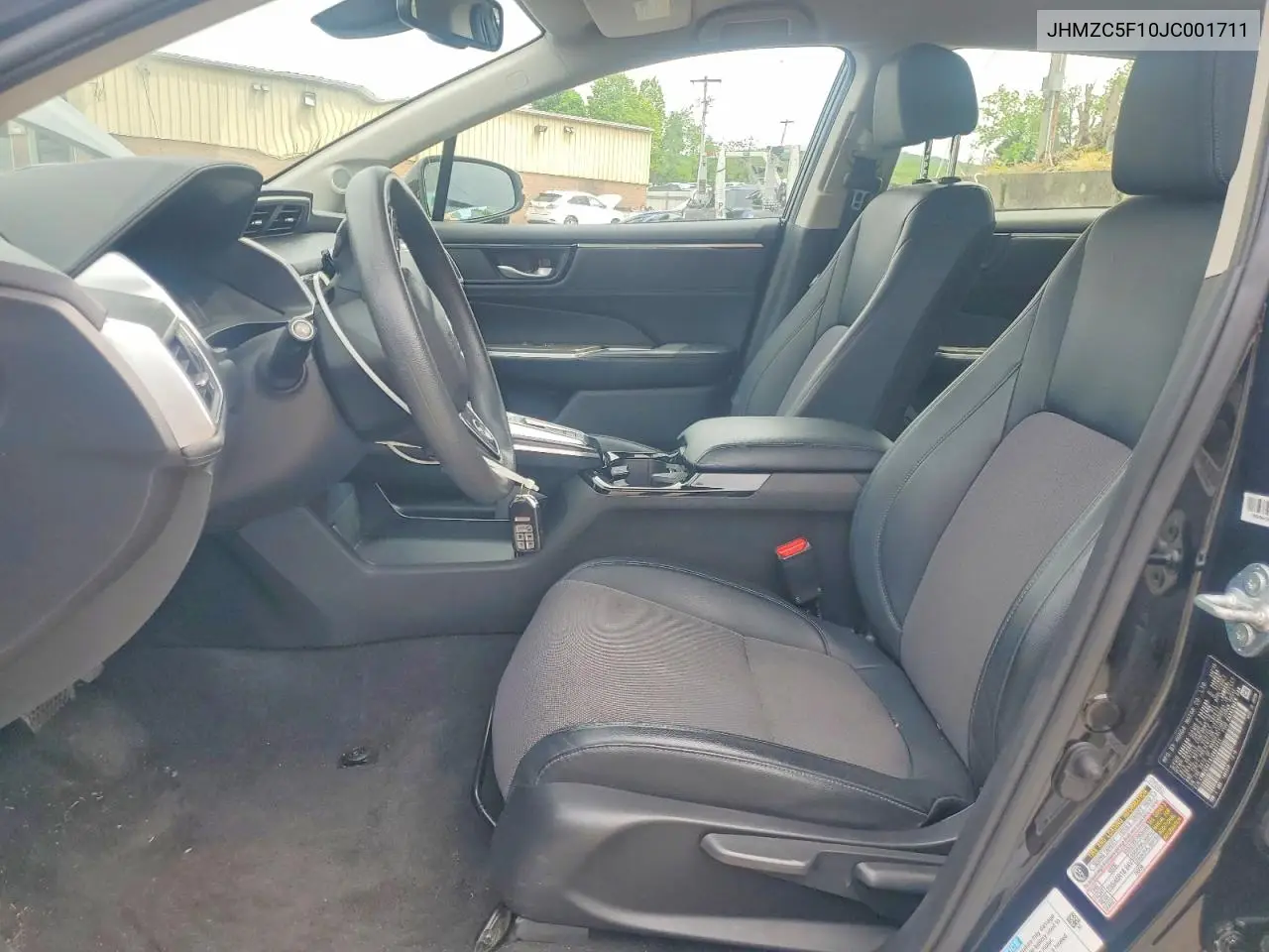 2018 Honda Clarity VIN: JHMZC5F10JC001711 Lot: 54540596