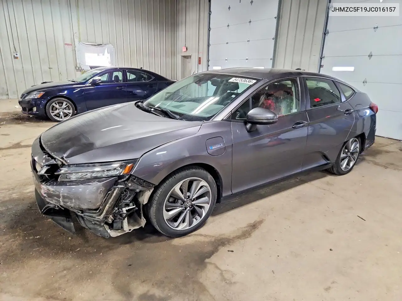 2018 Honda Clarity VIN: JHMZC5F19JC016157 Lot: 54753636