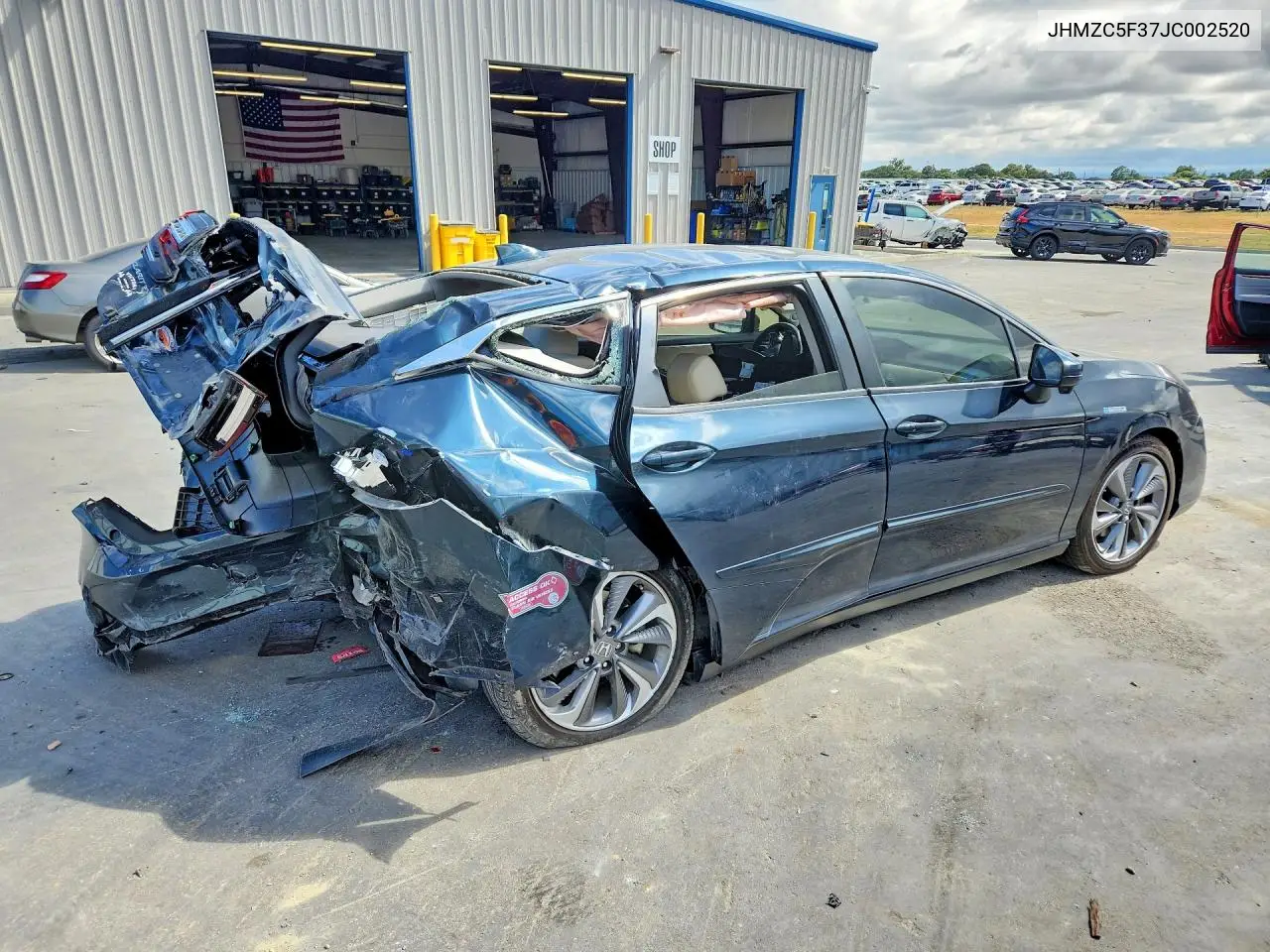 2018 Honda Clarity Touring VIN: JHMZC5F37JC002520 Lot: 54864626