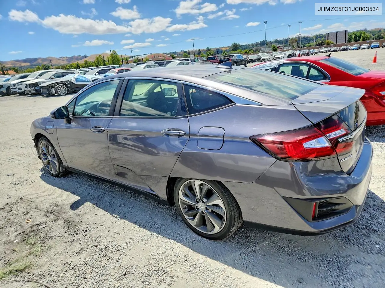 2018 Honda Clarity Touring VIN: JHMZC5F31JC003534 Lot: 54888686
