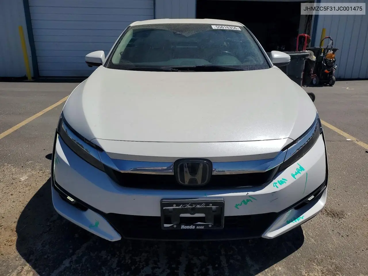 2018 Honda Clarity Touring VIN: JHMZC5F31JC001475 Lot: 55016356