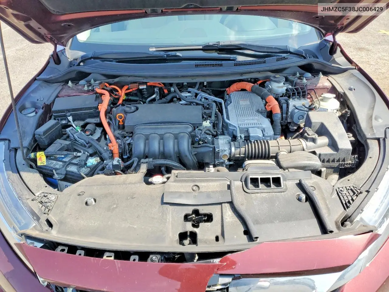 2018 Honda Clarity Touring VIN: JHMZC5F38JC006429 Lot: 55932266