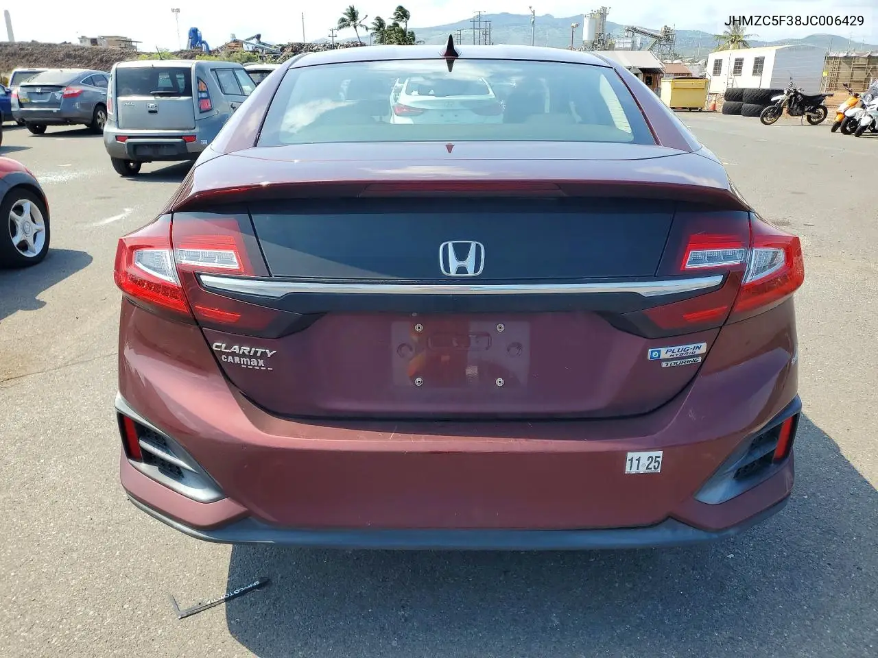 2018 Honda Clarity Touring VIN: JHMZC5F38JC006429 Lot: 55932266