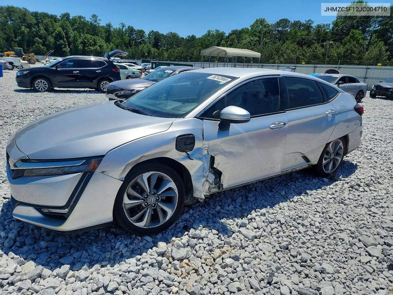 2018 Honda Clarity VIN: JHMZC5F12JC004710 Lot: 56242866