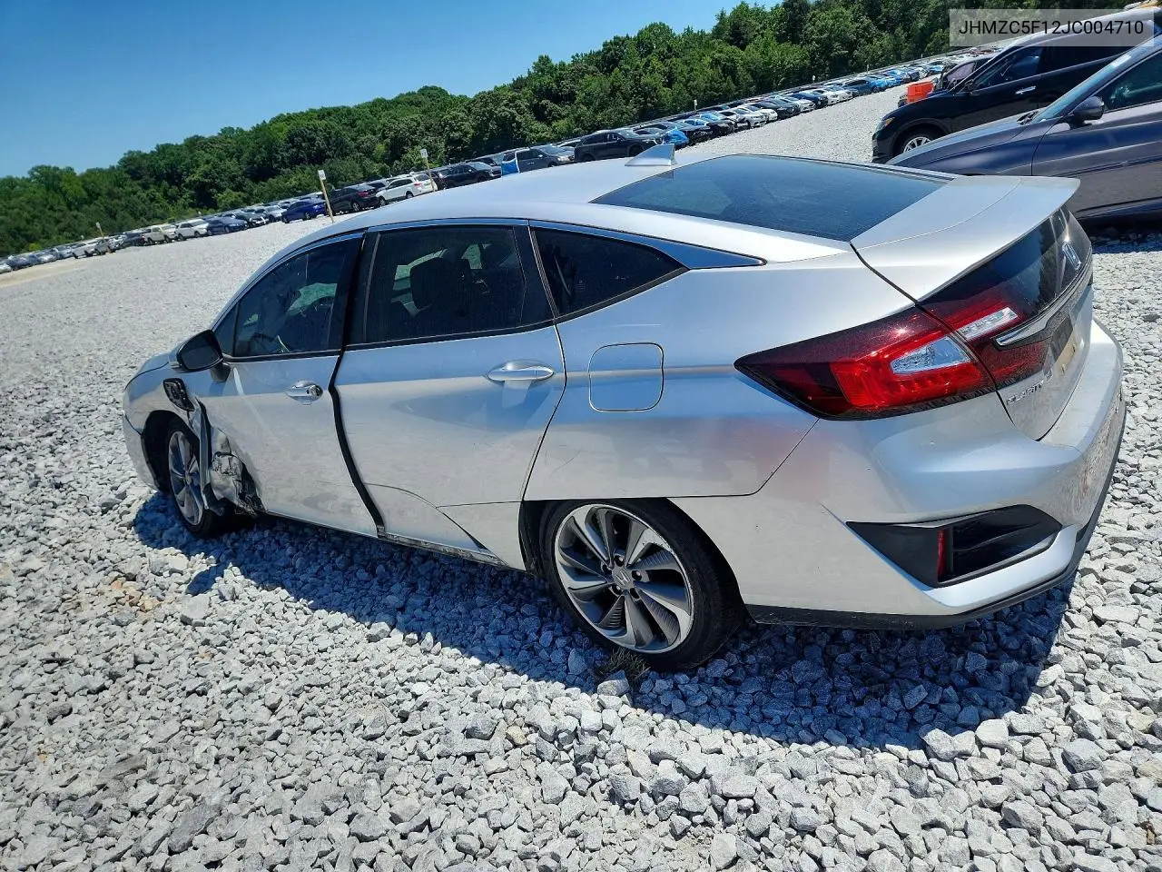 2018 Honda Clarity VIN: JHMZC5F12JC004710 Lot: 56242866