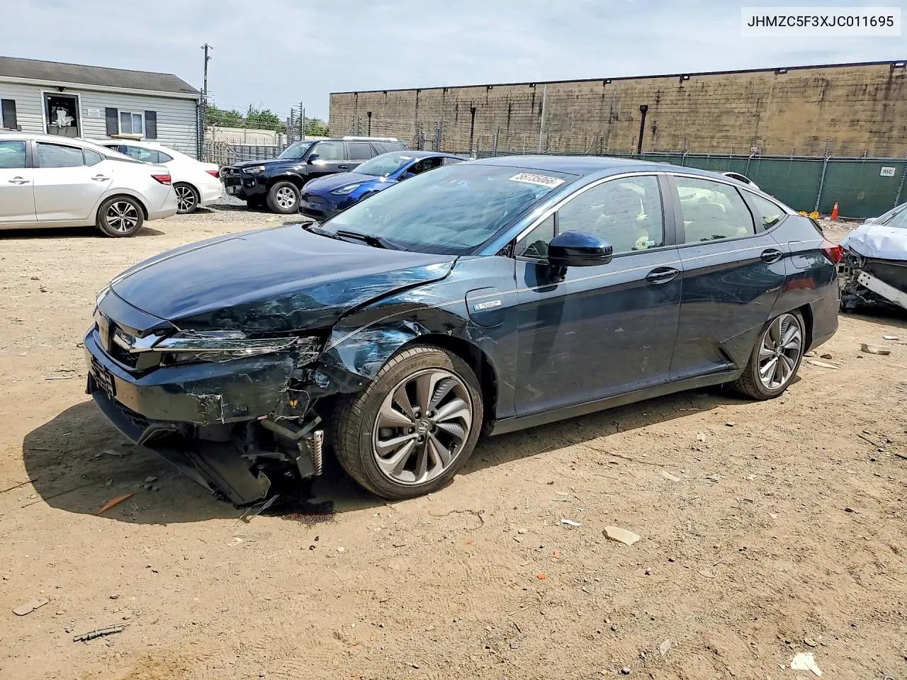 2018 Honda Clarity Touring VIN: JHMZC5F3XJC011695 Lot: 56735066