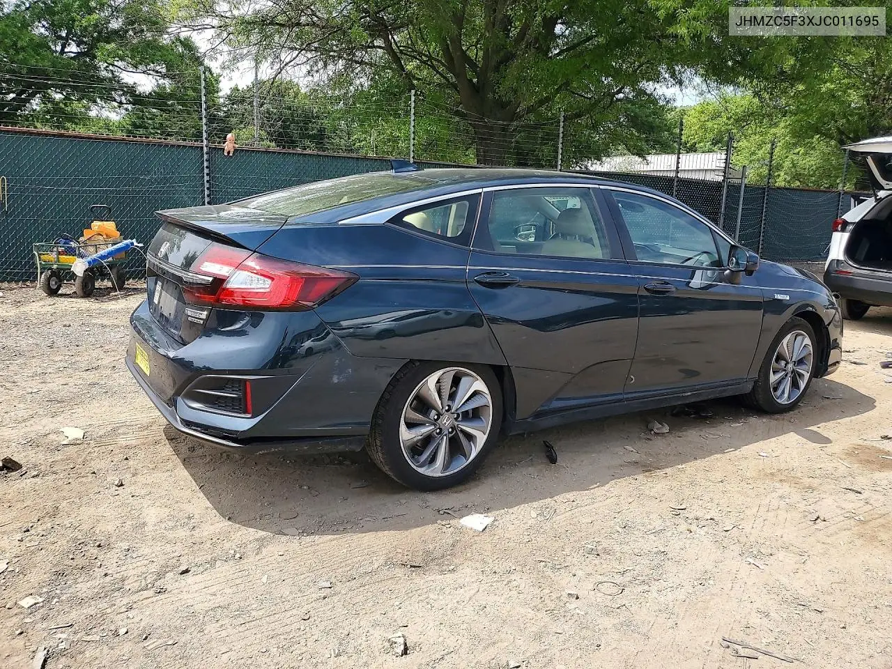 2018 Honda Clarity Touring VIN: JHMZC5F3XJC011695 Lot: 56735066