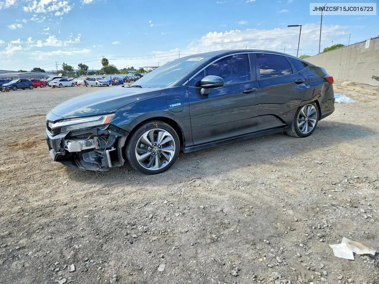 2018 Honda Clarity VIN: JHMZC5F15JC016723 Lot: 57493186