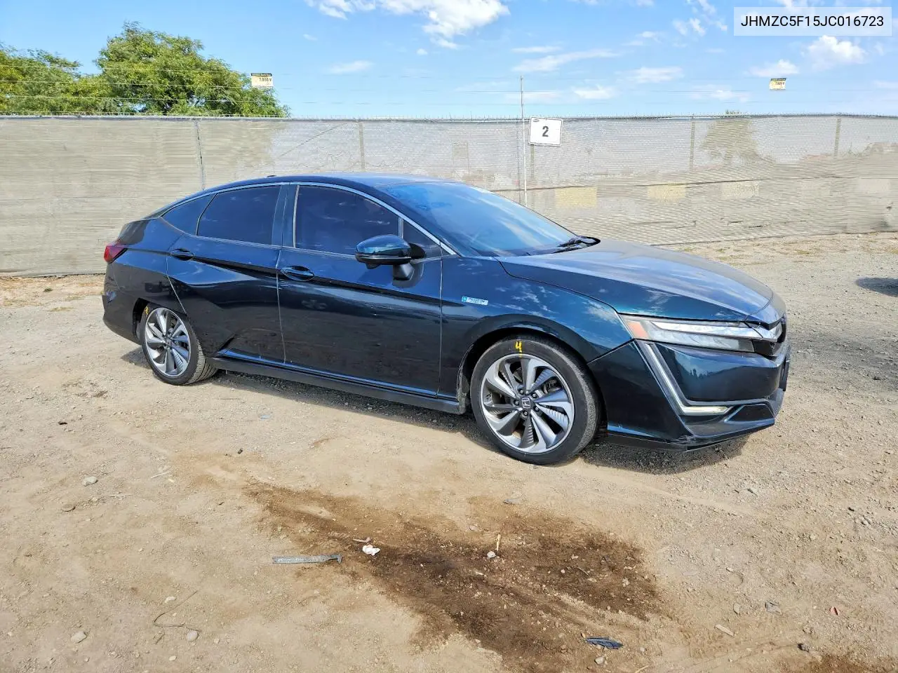2018 Honda Clarity VIN: JHMZC5F15JC016723 Lot: 57493186