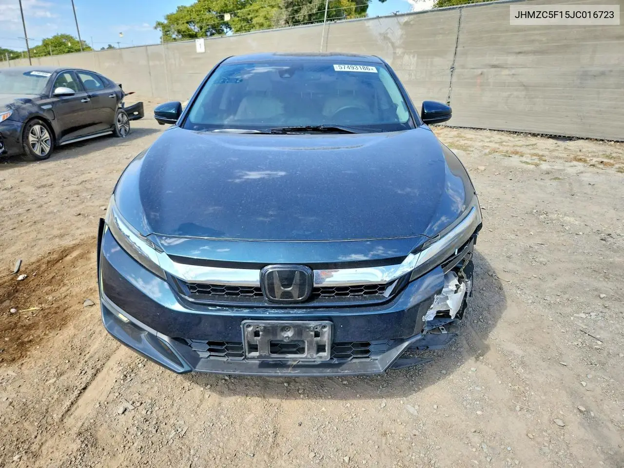 2018 Honda Clarity VIN: JHMZC5F15JC016723 Lot: 57493186