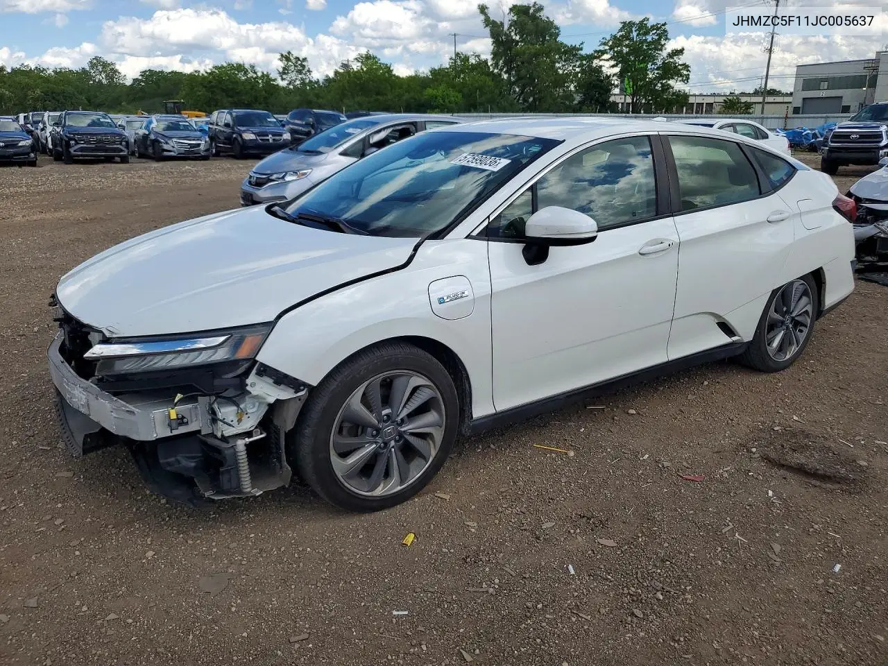 2018 Honda Clarity VIN: JHMZC5F11JC005637 Lot: 57599036