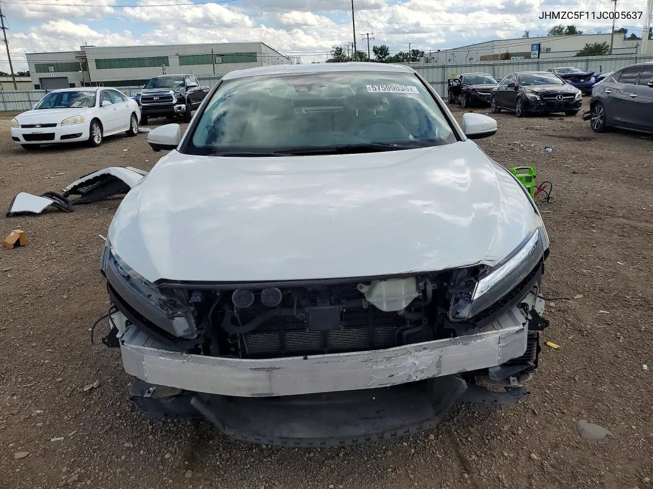 2018 Honda Clarity VIN: JHMZC5F11JC005637 Lot: 57599036